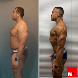 dan and wilf m10 personal trainer body transformation