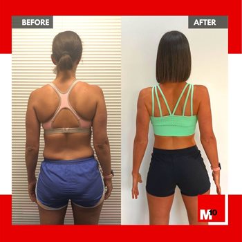 Rachael m10 personal training transformation client